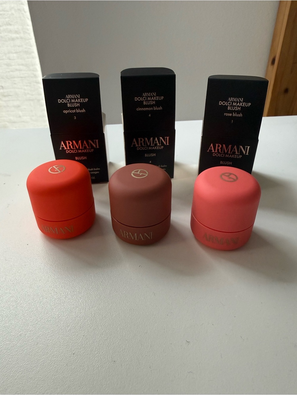 Giorgio Armani Dolci Makeup Blush Trio NWT